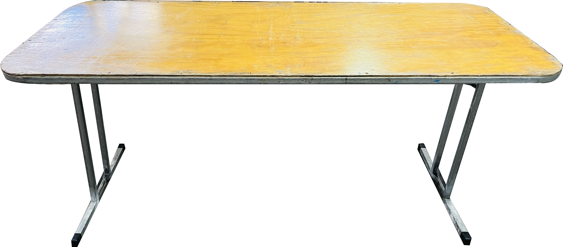 Flat Fold Timber Table - 2.4m x 0.75m