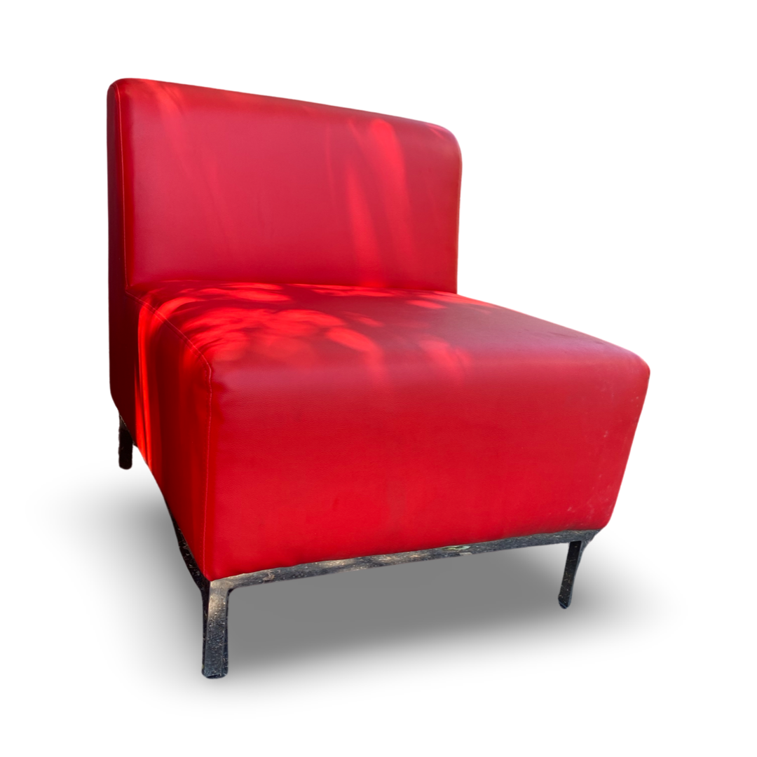 Red Single Couch